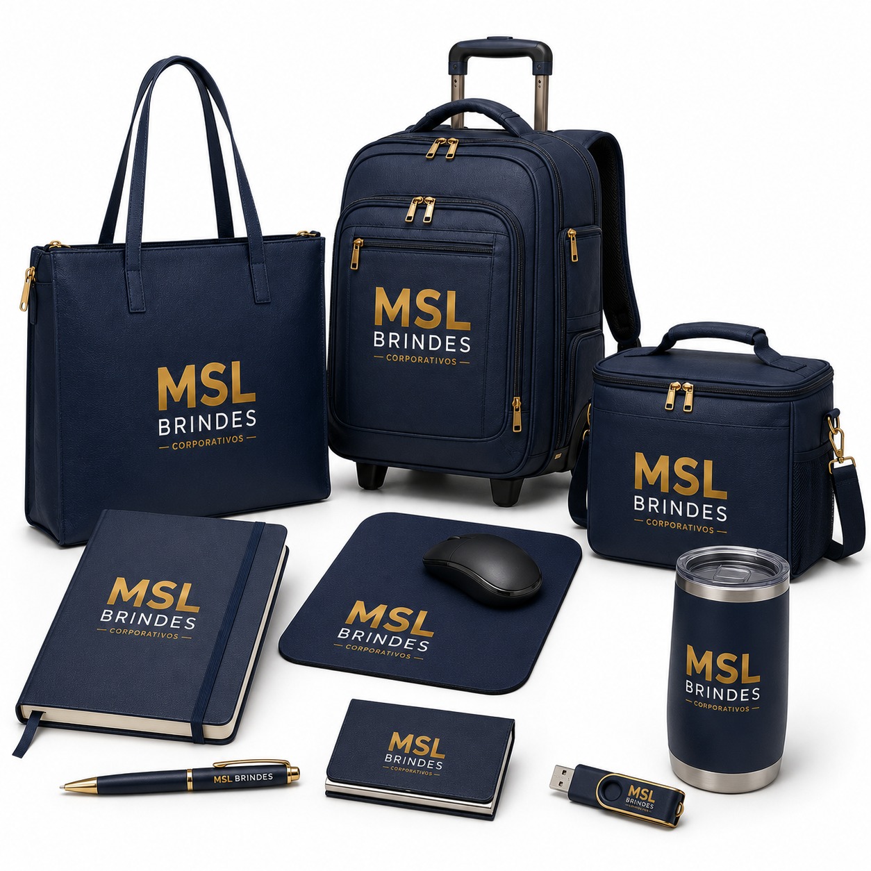 Kit corporativo premium personalizado MSL